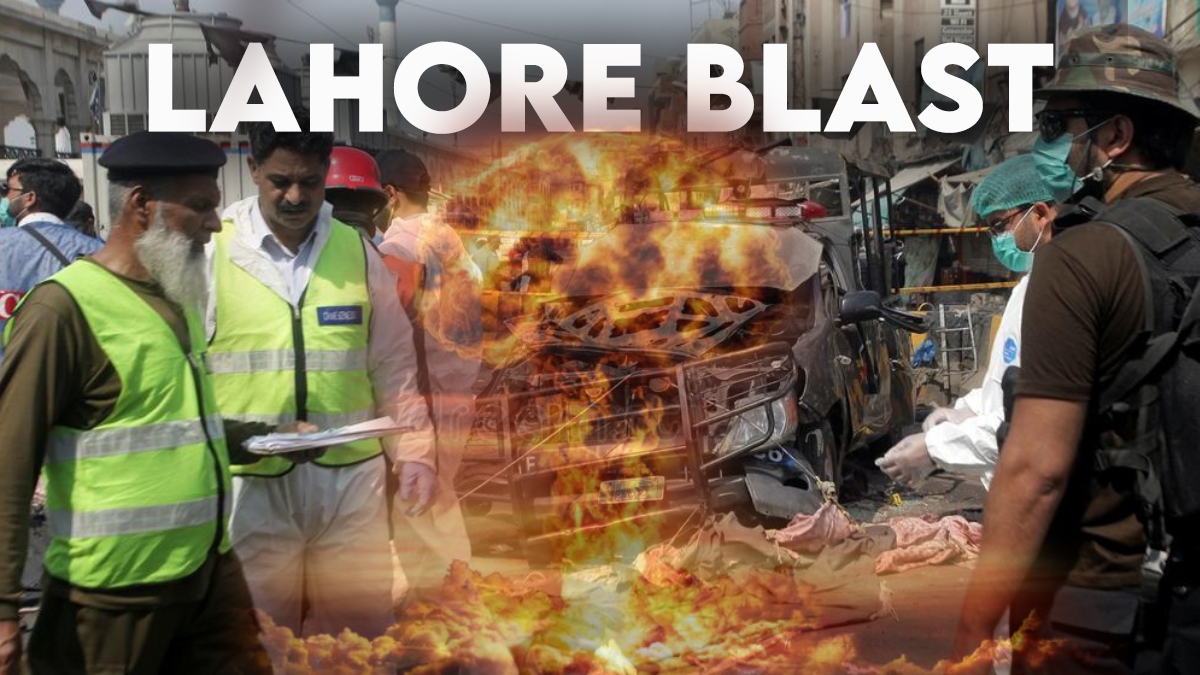 A bomb explosion near Lahore's Johar Town residential area, on Wednesday, resulted in the killing of at least three people and caused hefty damage to surrounding residences and parked vehicles.