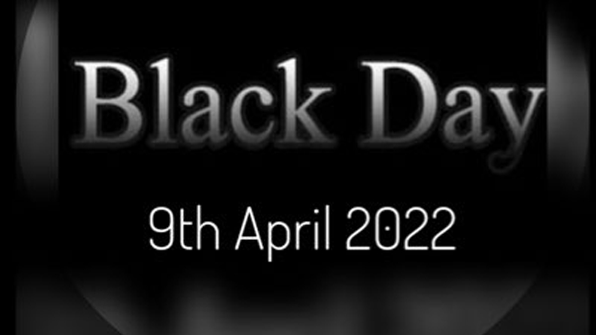 9th April, Black Day in Pakistan